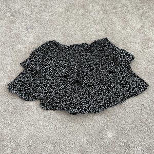 Rock N Rags Sunshine Daydream Skirt in Black Floral
